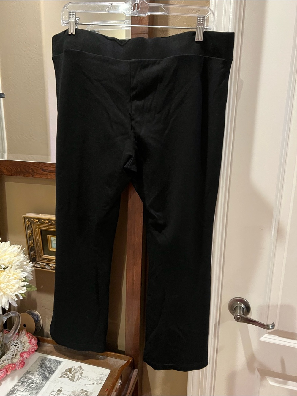 CAbi Capri Black Wide-Leg Women's Large